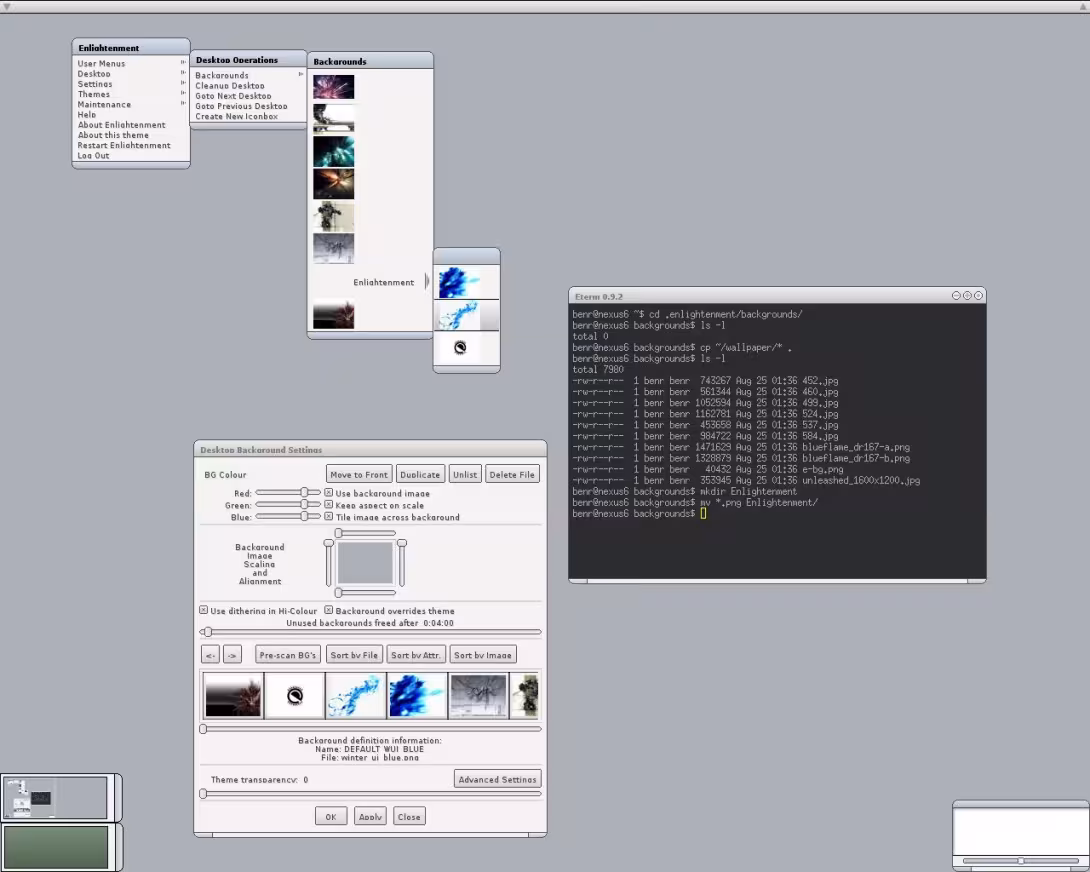 Enlightenment E16 Screenshot