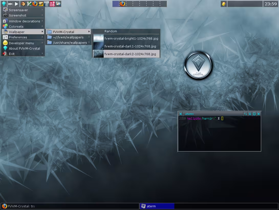 FVWM-Crystal Screenshot