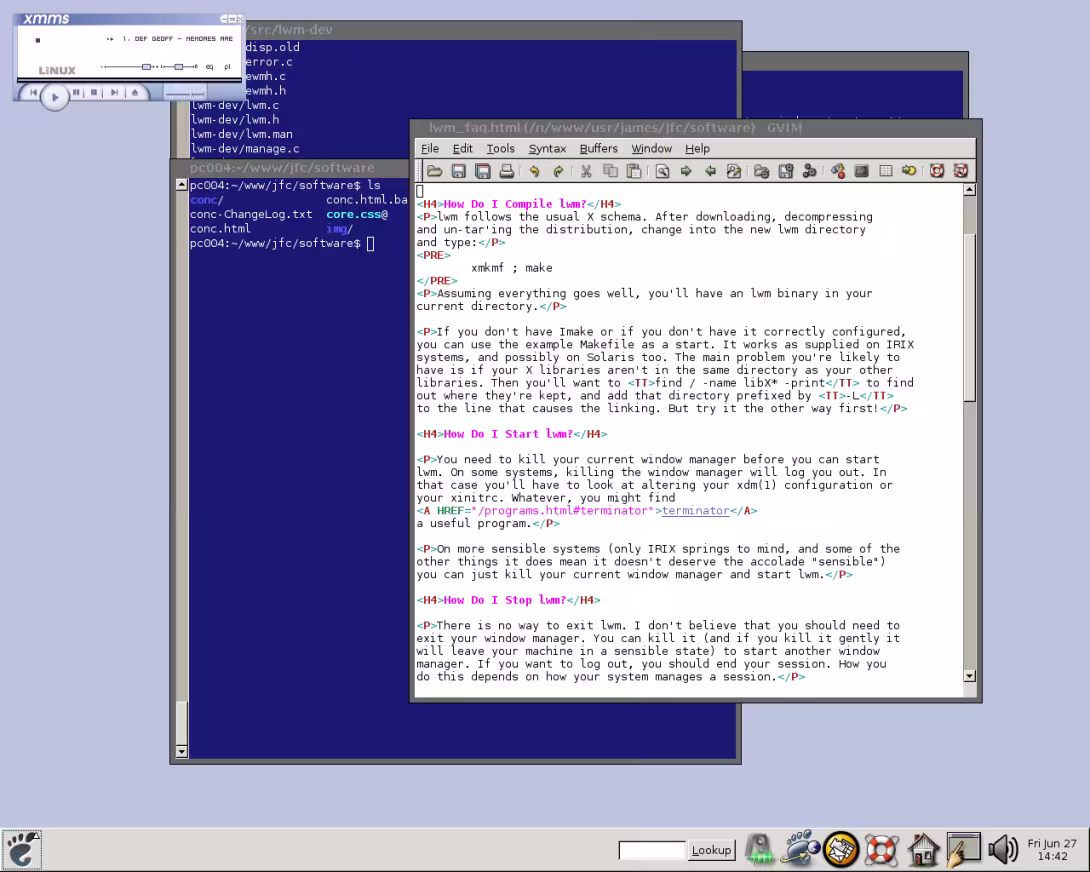 lwm Screenshot