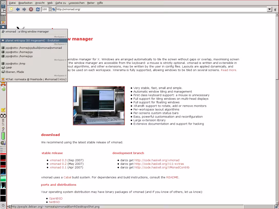 xmonad Screenshot